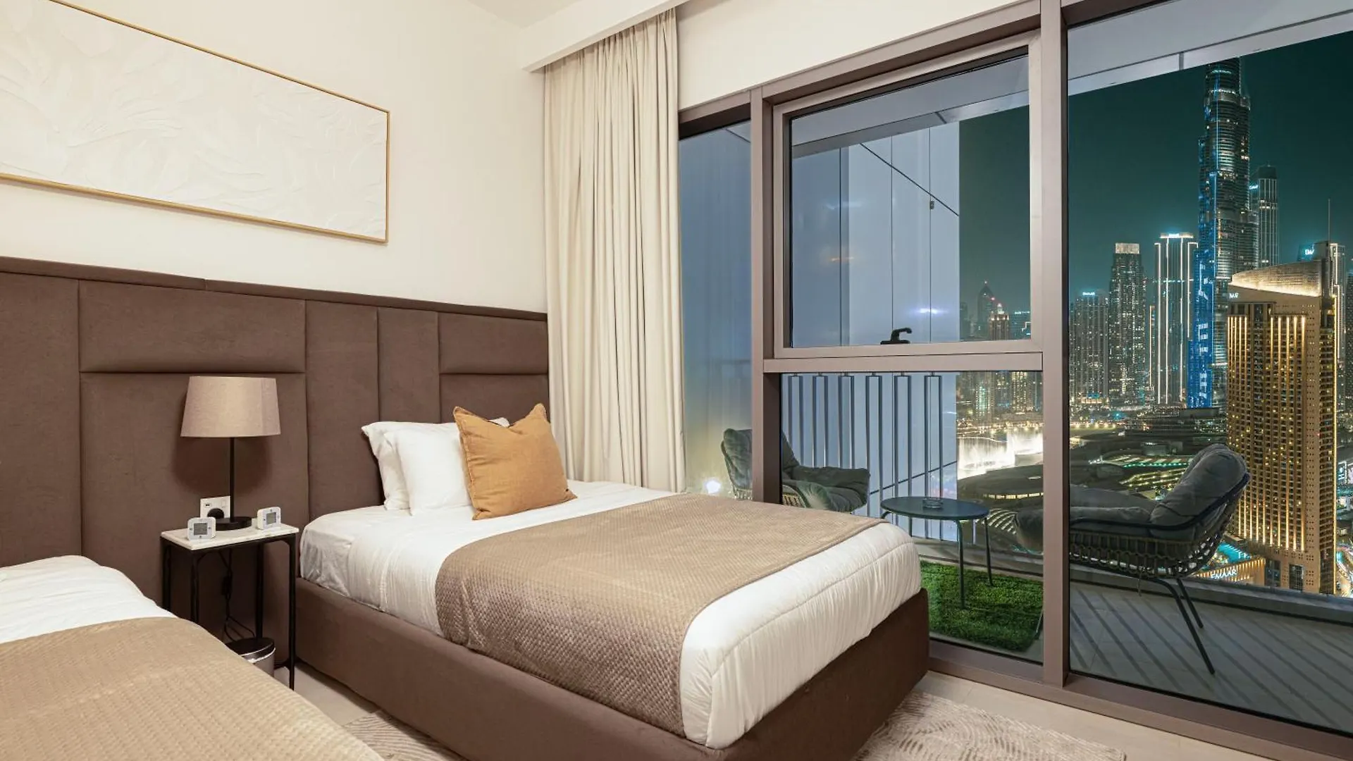 2Br With Full Burj View And Direct Access To Dubai Mall Apartment